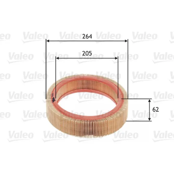 VALEO Luftfilter 585607 til Honda, Renault, Volvo