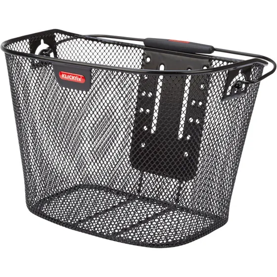 Klickfix Uni cykelkurv 16L – fintmasket, sort
