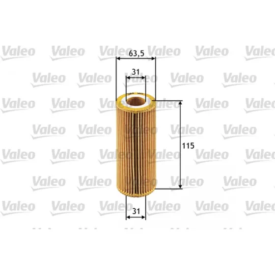 VALEO Oliefilter 586511 til BMW, FIAT, ALFA ROMEO