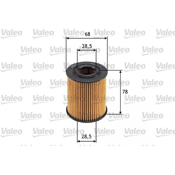 VALEO Oliefilter 586528 til BMW, OPEL, LAND ROVER