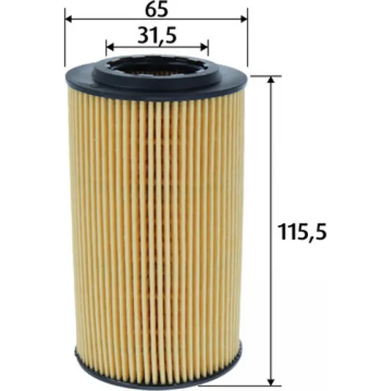 VALEO Oliefilter 586602 til Chrysler PT Cruiser (5080244AA)