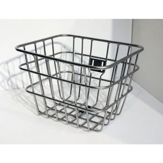 Bike Attitude Alu Frontkurv 30 L – Blank sølv