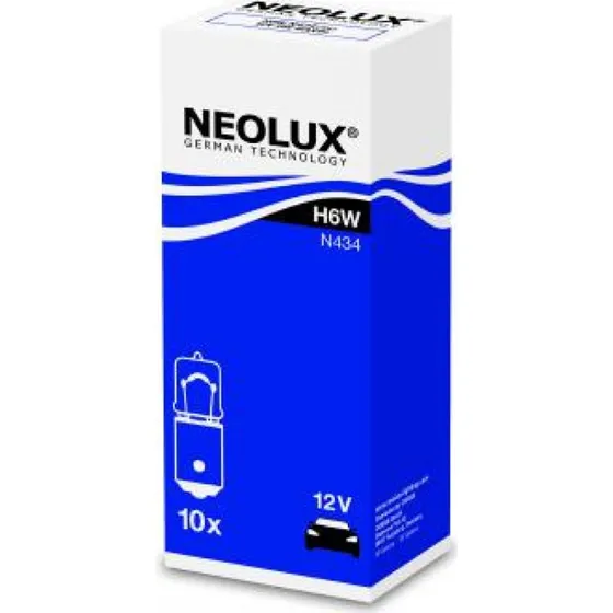 NEOLUX® N434 H6W Glødepære, blinklys, 6W, BAX9s