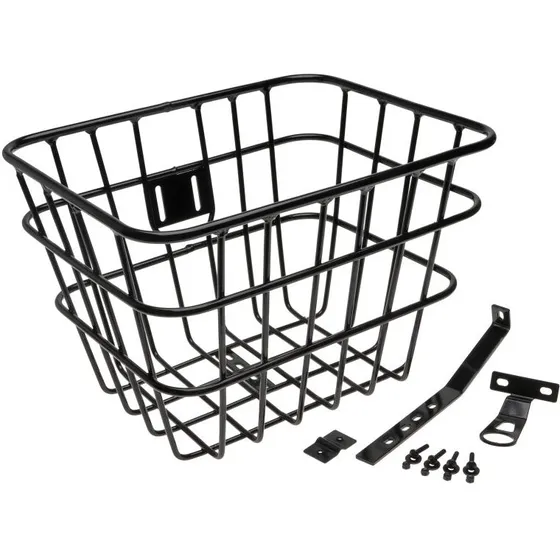 Bike Attitude Frontkurv Alu 38x30x27 cm, Sort