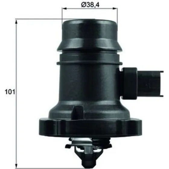 MAHLE TM 37 80 Termostat, 80°C, til OPEL/CHEVROLET/VAUXHALL