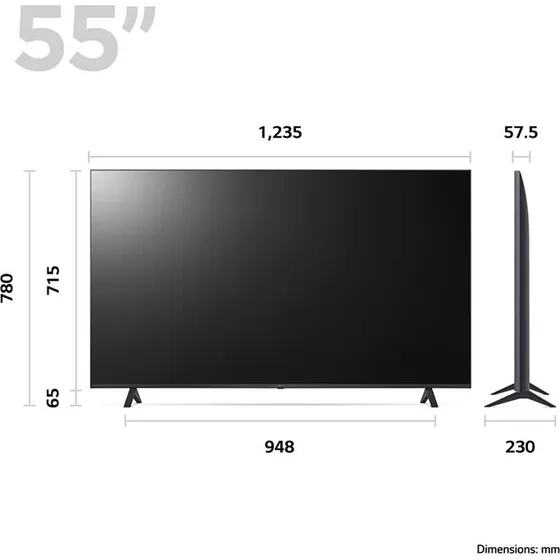 LG UR78 Series 55UR78006LK 55" 4K UHD Smart TV
