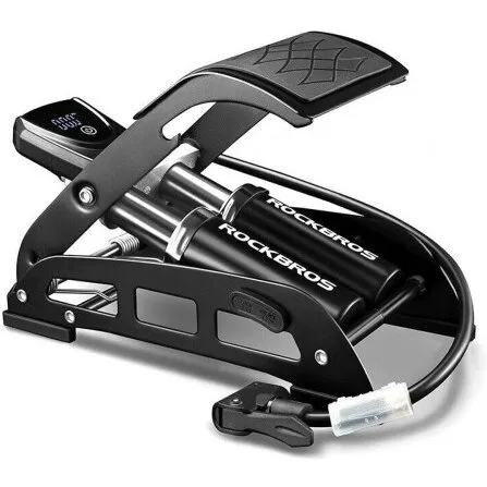 Rockbros 42430001001 fodpumpe med display – sort