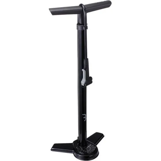 BBB AirSteel Multivalve fodpumpe med manometer, grå