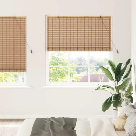 vidaXL Rullegardin Bambus 150 x 220 cm Natur