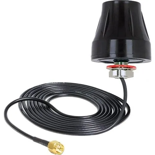 DeLöck LTE Antenne SMA 2 dBi 3 m Sort Udenfor/Indenfor