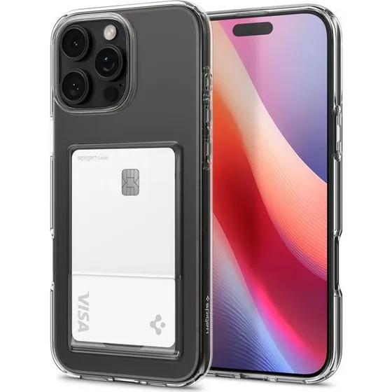 Spigen Crystal Slot - Gennemsigtig - iPhone 16 Pro Max