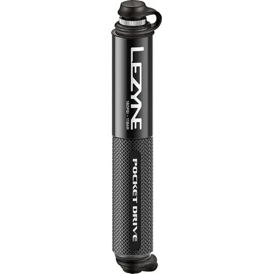 Lezyne Pocket Drive Minipumpe — 160 PSI (11 bar)