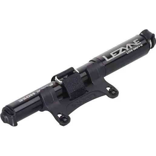 Lezyne Lite Drive V2 håndpumpe 18 cm – rød