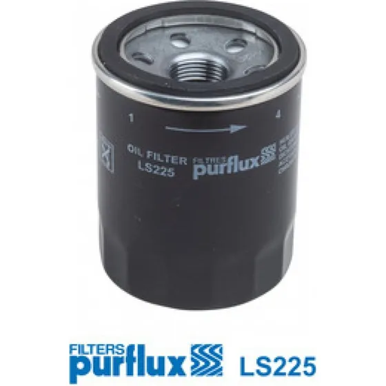 PURFLUX Oliefilter LS225, M20x1,5, 69 mm, for OPEL, KIA, HYUNDAI