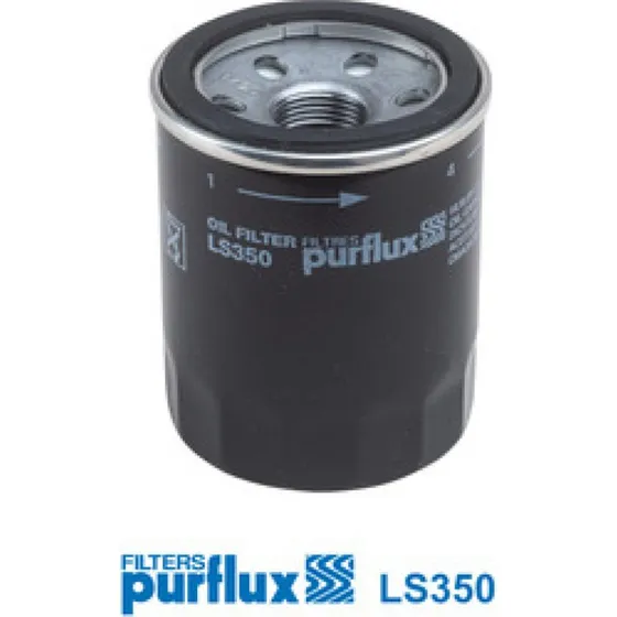 PURFLUX Oliefilter LS350, M20x1,5, 86 mm høj, til OPEL, FORD, FIAT