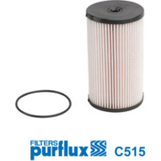 PURFLUX Brændstoffilter C515 til VW, Audi, Skoda (3C0127400B, 3C0127400C)