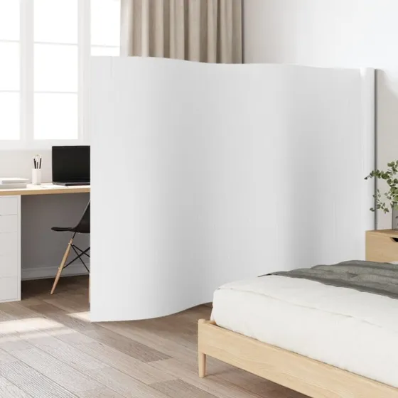 vidaXL Bambus Rumdeler 600x165 cm Hvid
