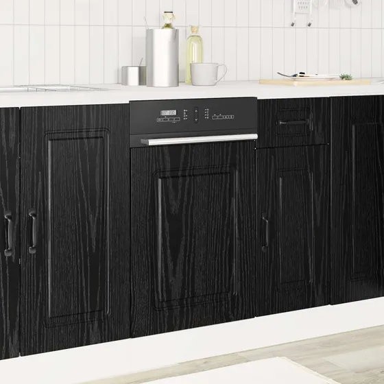 vidaXL Kalmar Sort Panel 45 x 1,5 x 57 cm