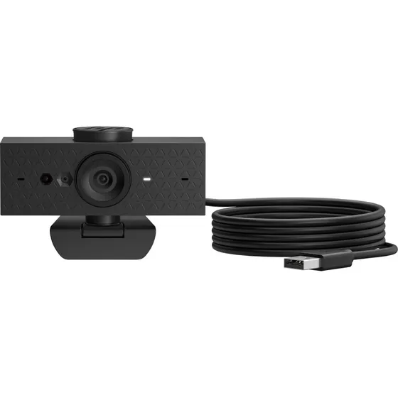 HP 620 FHD Webcam med Autofokus, 1080p, 360° Rotation, USB 3.0, Sort