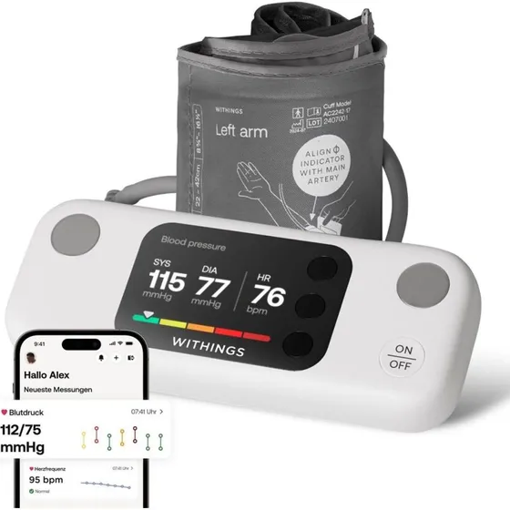 Withings BPM Vision Blodtryksmåler, Automatisk, 16 Brugere