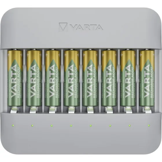Varta Eco Charger Multi 8x2100mAh AA Batterier og Lader