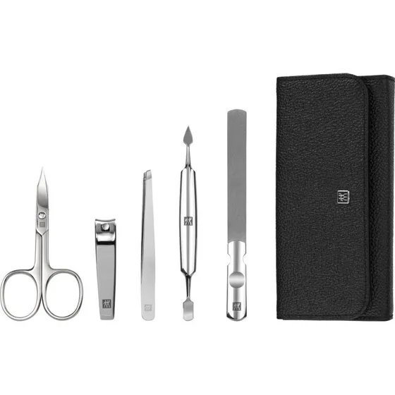 Zwilling 97546-004-0 Classic Inox Neglesæt med Case (5 dele) Sort
