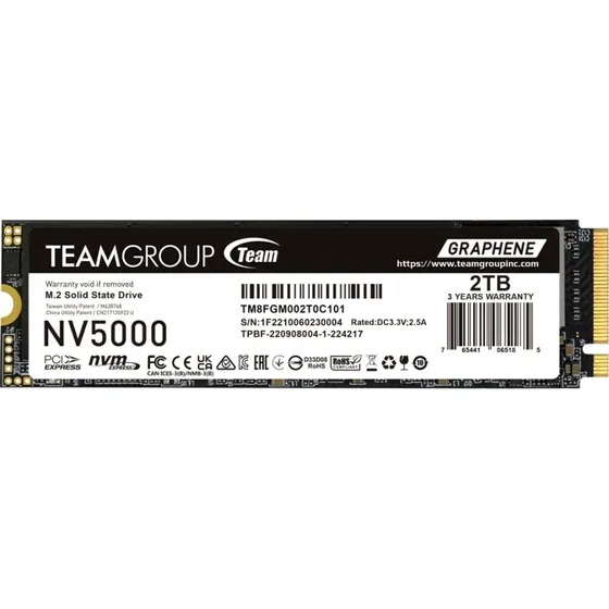 Team Group NV5000 SSD 2TB M.2 NVMe