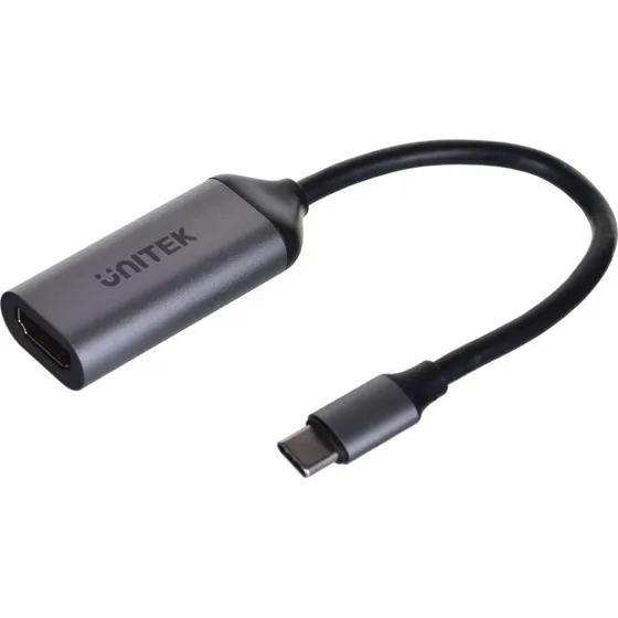 Unitek USB-C til HDMI 2.0 Adapter 4K 60 Hz Grå 0,15 m