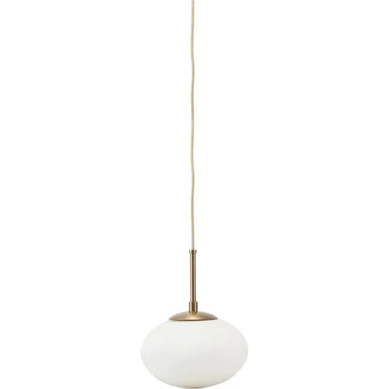 House Doctor Opal Pendel Ø22 cm Hvid Opalglas & Messing
