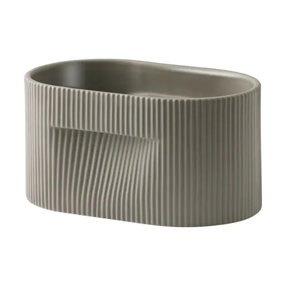 Muuto Ridge urtepotte 13 cm Taupe