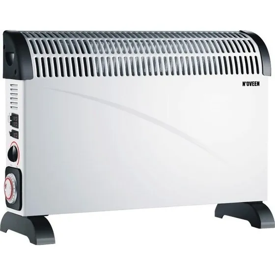 Noveen CH-6000 Konvektor radiator med timer og Turbo Fan, 2000W, hvid