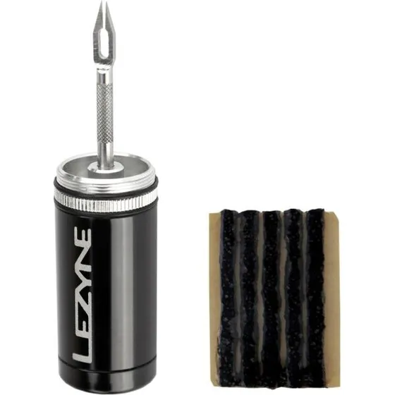 Lezyne Tubeless Reparationssæt med 5 plugs - Aluminium