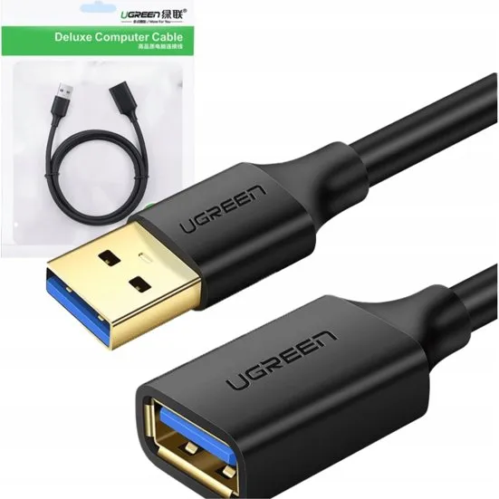 Ugreen US129 USB 3.0 forlængerkabel 3 m sort