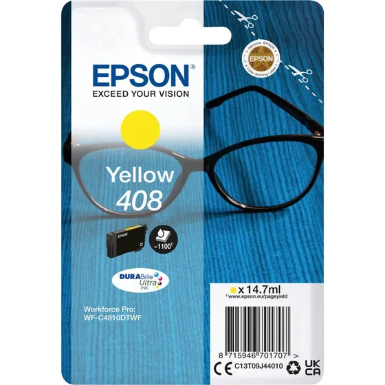Epson 408 Gul Høj Kapacitet Blækpatron