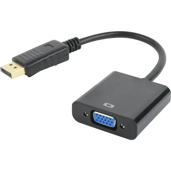 Gembird DisplayPort til VGA adapter 0,15 m, sort