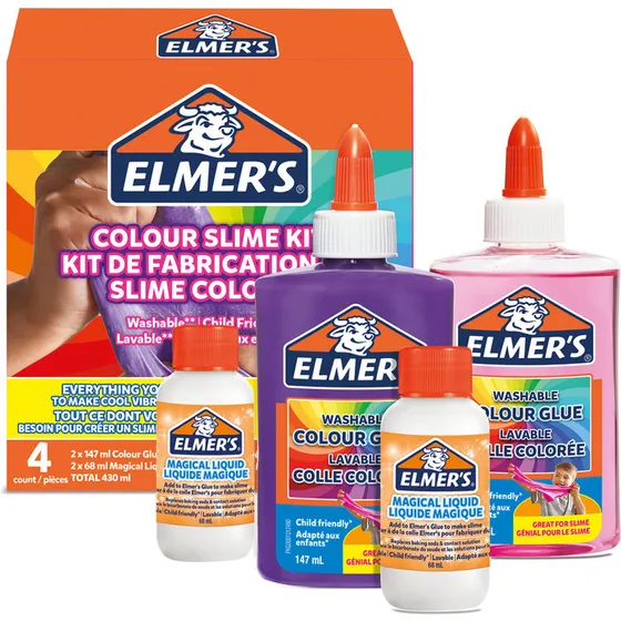 Elmer's Slim Kit 4-pak farvet