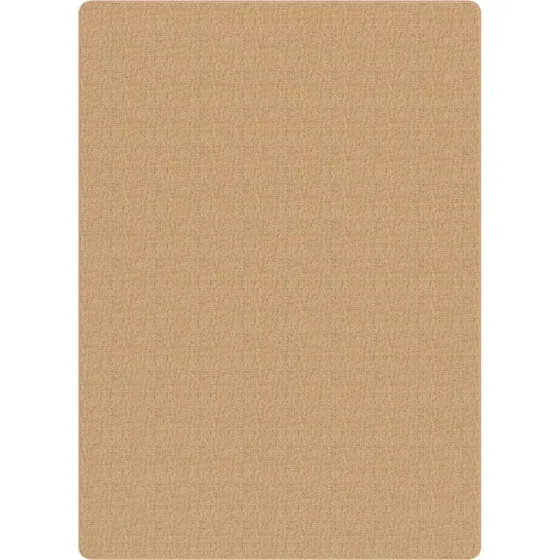 vidaXL Jutetæppe 70x130 cm naturfarvet med latexunderside