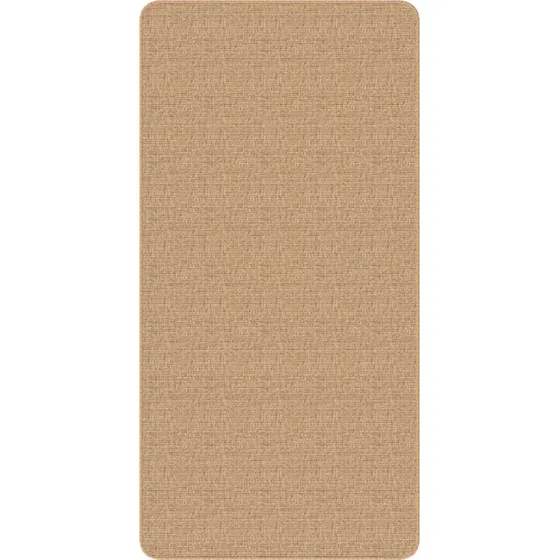vidaXL Jutetæppe 80x160 cm naturfarvet med latexunderside