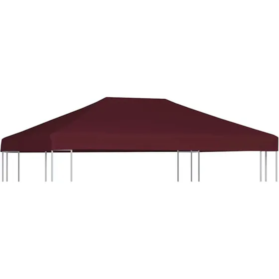 vidaXL Pavillontopdække 3x4 m Bordeaux 310 g/m²
