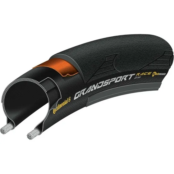 Continental Grand Sport Race 700x25 (25-622) foldbart dæk - sort