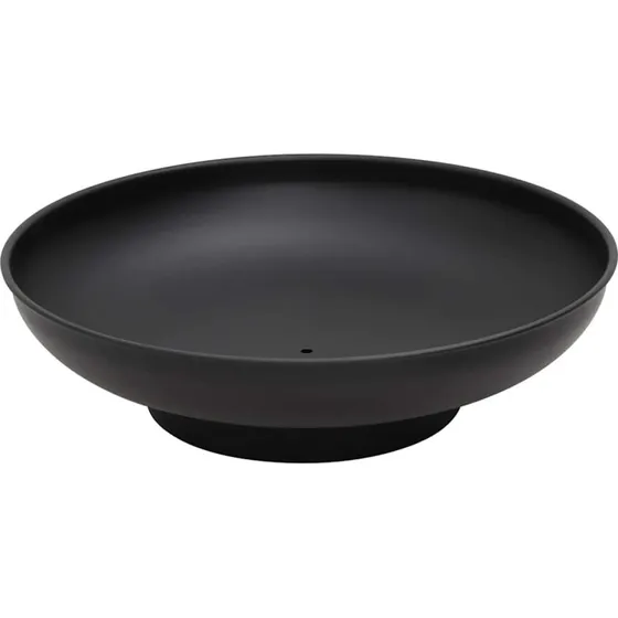 vidaXL Bålfad 57 cm stål, sort