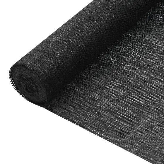 Afskærmning 1,5 x 10 m HDPE 75 g/m² Sort