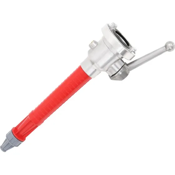 vidaXL brandslangedyse med B-kobling, 8 bar, 180° drejeled
