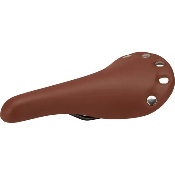 Centurion Sadel Sport m. sølvnitter, brun