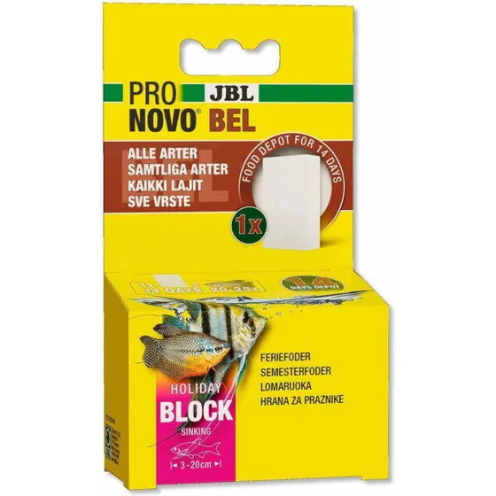 JBL ProNovo Feriefoder 43 g – 14 dages foderblok