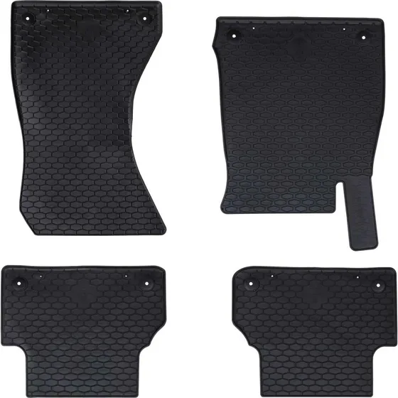 vidaXL Bilmåtte 4 stk Sort TPE til Audi A4 B9/A5 B9 2015-2024