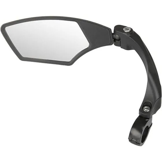 M-WAVE Spy Space venstre cykelspejl (sort, 22–25 mm)