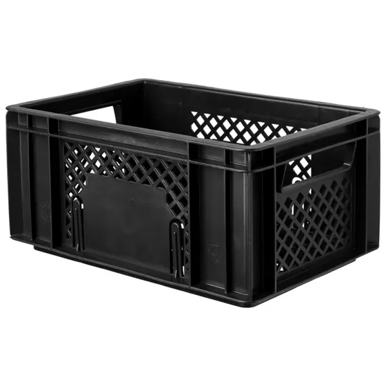 FastRider Crate S 8L plastkurv for og bag sort