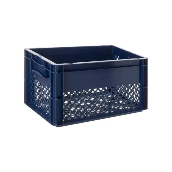 FastRider Crate M 22 L plastkurv blå for og bag