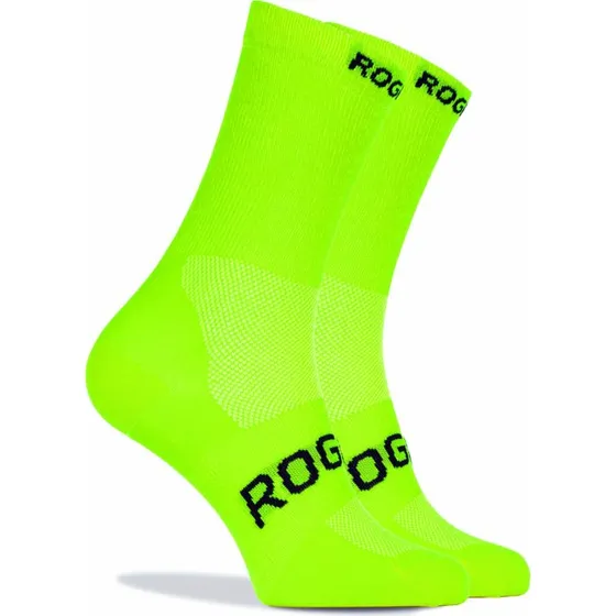 Rogelli RCS-08 Q-Skin Cykelstrømper, Gul, Str. 40-43